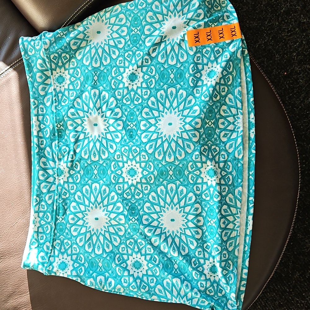 Tranquility by Colorado Clothing Blue Fabric with White Patterns